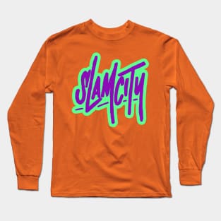 Slam City Graffiti Logo Long Sleeve T-Shirt